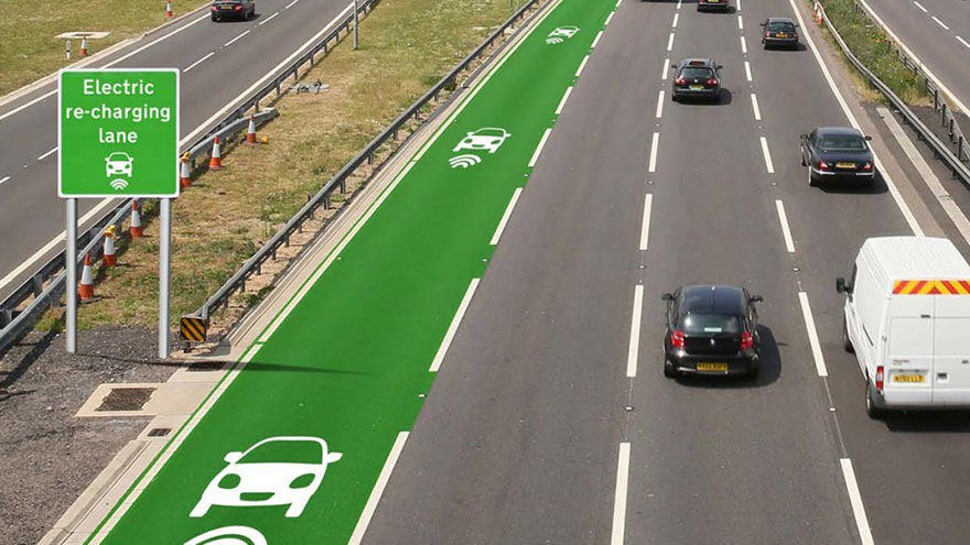 Amazing: UK Is Testing Roads That Charge Electric Cars As They Drive