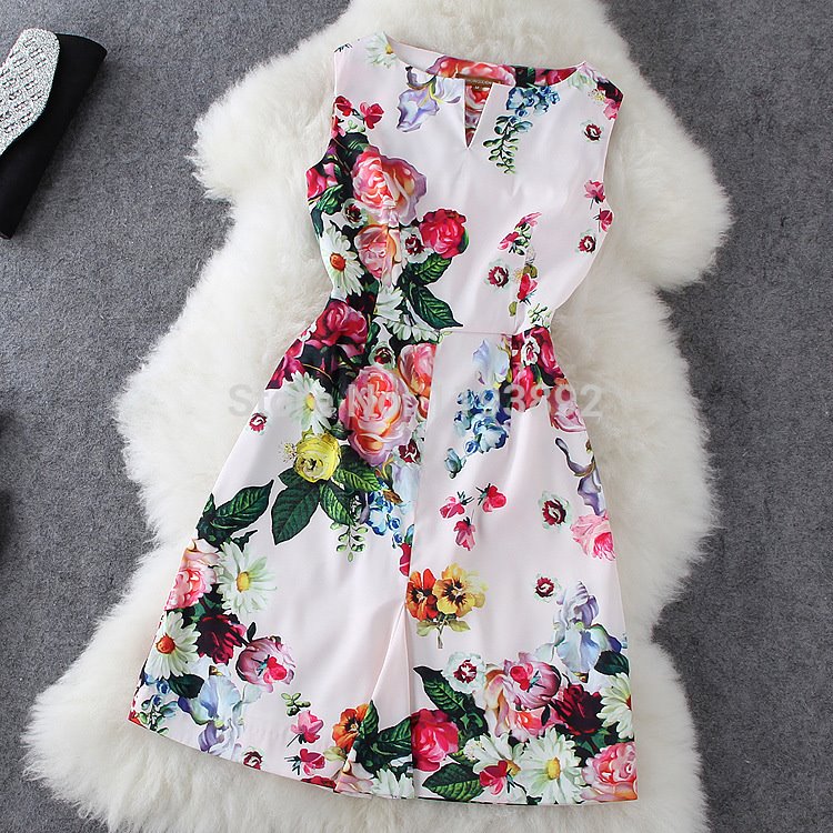 Rose Print Dresses