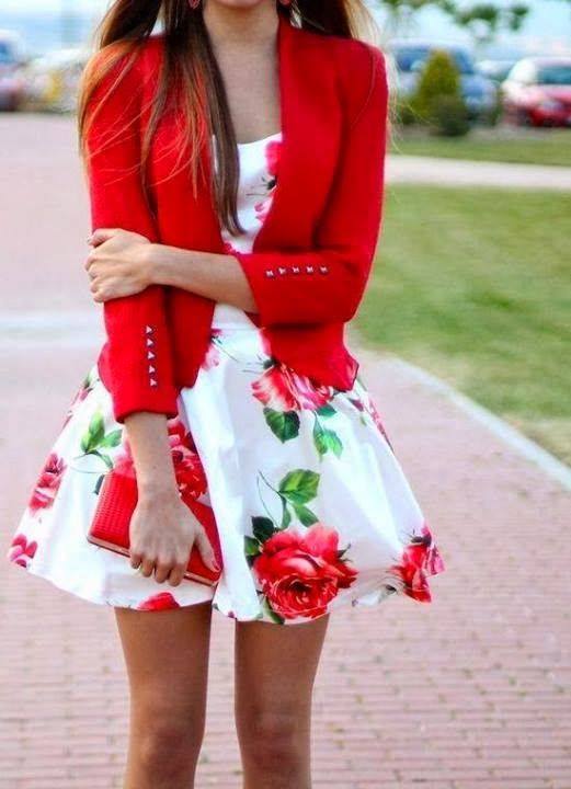 Rose Print Dresses2