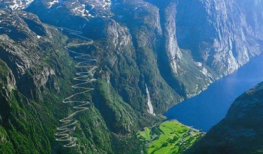 Amazing Road In Norway