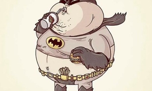 An Imagination Of Superheroes When They Become A Little Bit Chubby