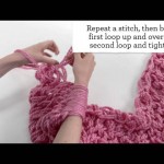 DIY Arm Knitting Scarf