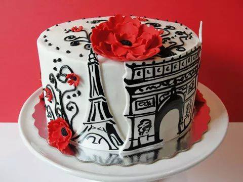 Eiffel Tower Cake5