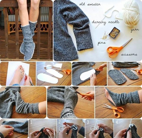 how to Recycled old Sweater