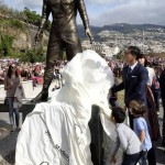 Cristiano Ronaldo Unveils Statue Of Himself