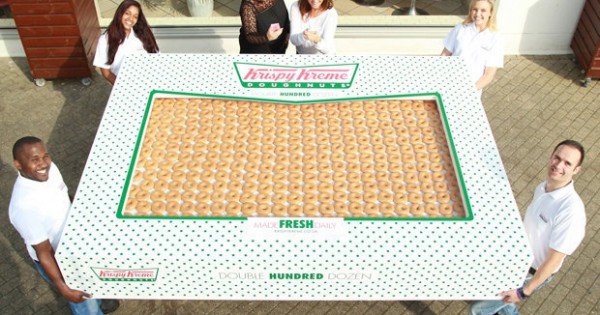 This Is a Box Of 2,400 Krispy Kreme Donuts