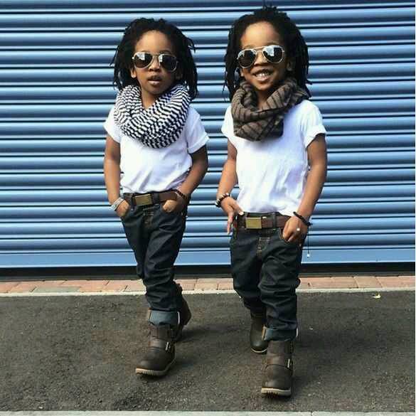 stylish twins kids