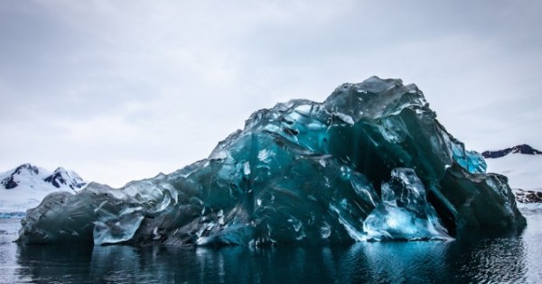 A Rare Sighting Of An Upside-Down Iceberg