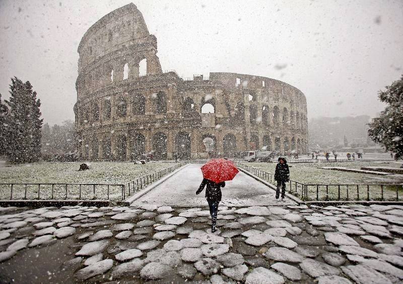 Snowy Rome