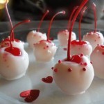 Cherry Dipped In White Chocolate