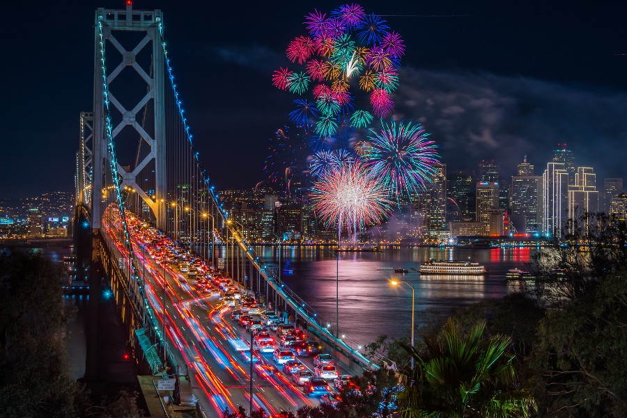 san francisko fireworks 2015