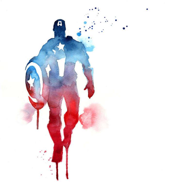 Amazing Watercolor Superheroes5