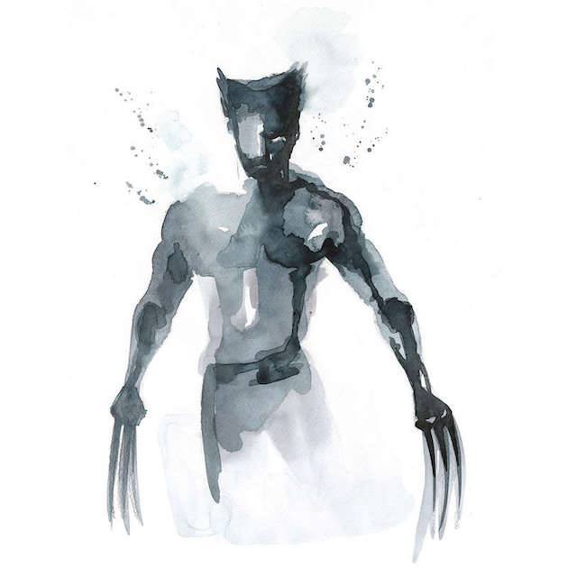 Amazing Watercolor Superheroes6