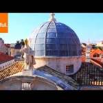 Beautiful Drone View Over Dubrovnik, Croatia