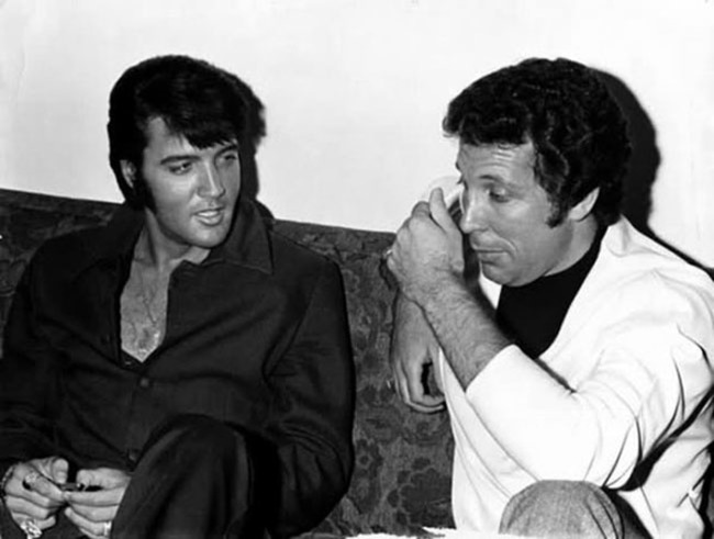 Elvis Presley and Tom Jones