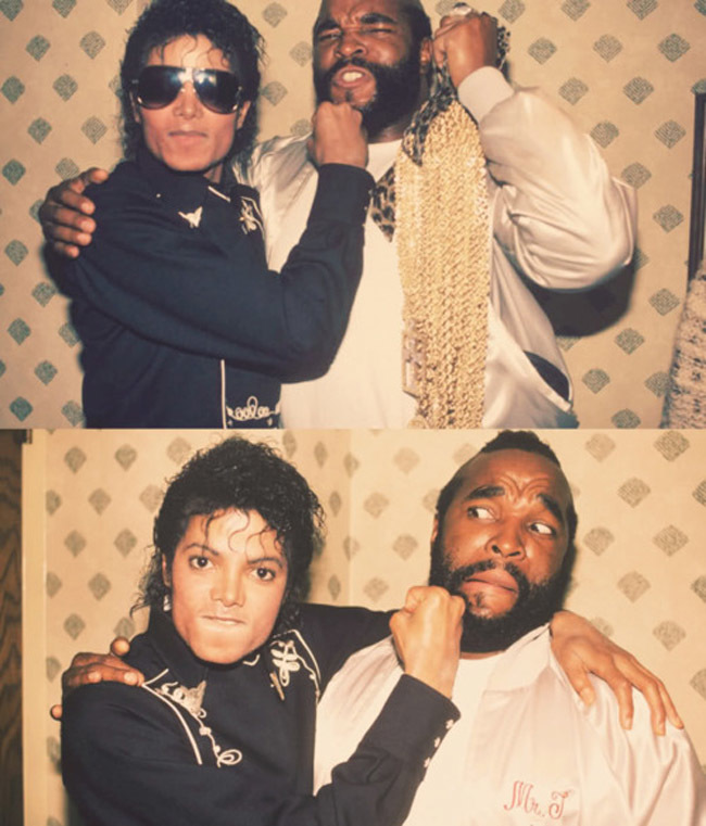 Michael Jackson & Mr. T