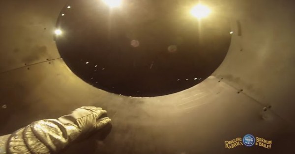 See What It’s Like To Be A Human Cannonball