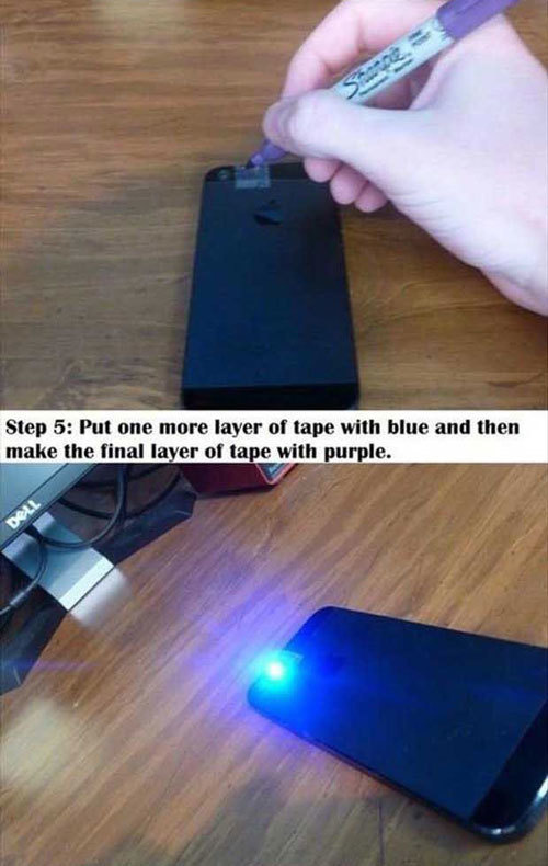 Easy Steps To Turn Your Smartphone Into A Black Light Device5