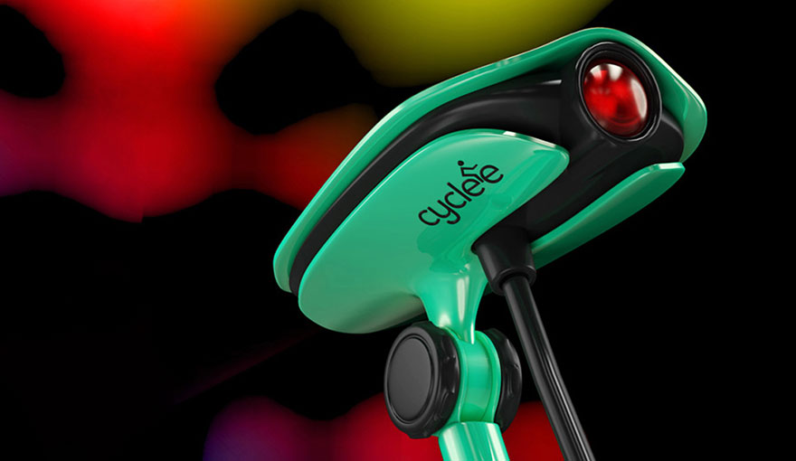 Bicycle-Mounted Device Projects Signals On Cyclists’ Backs2