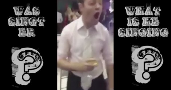 What Is He Singing, Drunken Wedding Guest