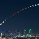 5 Hour Time Lapse Of The Lunar Eclipse