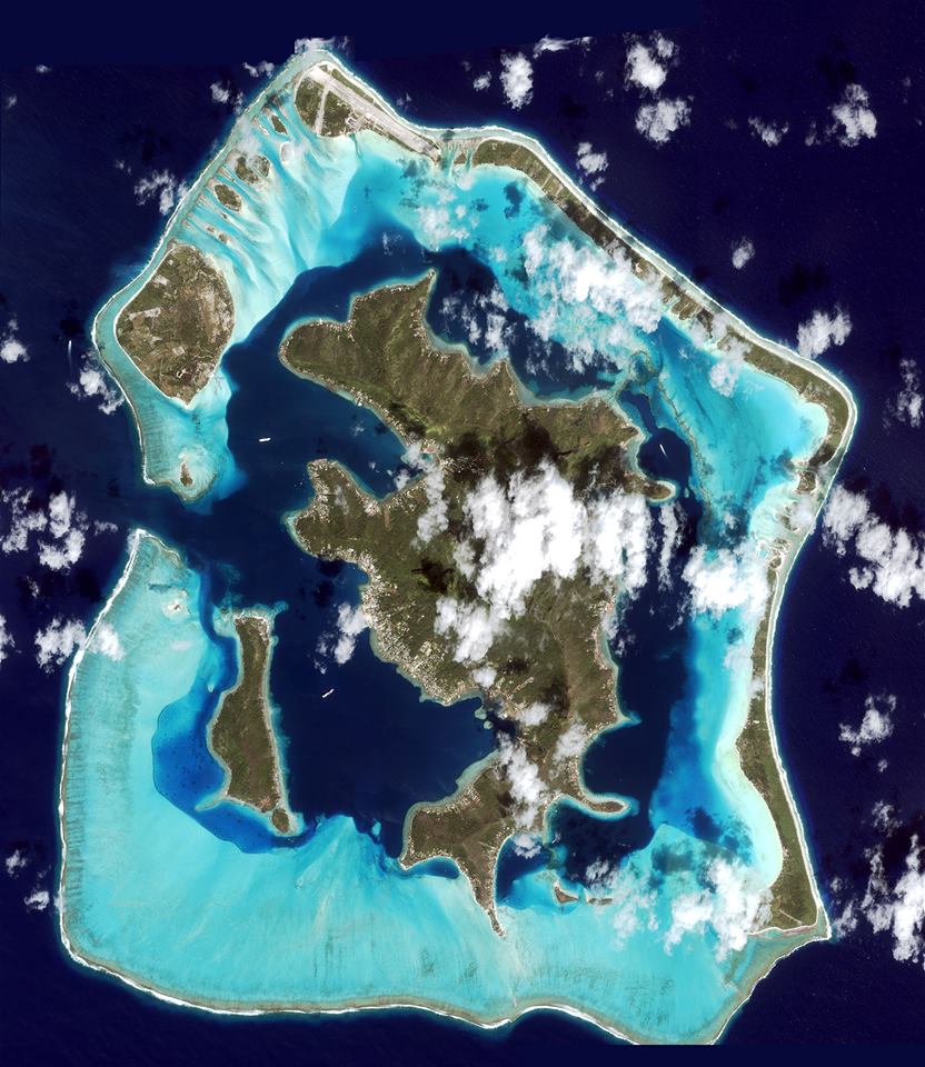 Bora Bora from Space