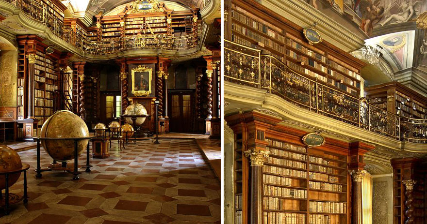 The World’s Most Beautiful Library Is In Prague, Czech Republic3