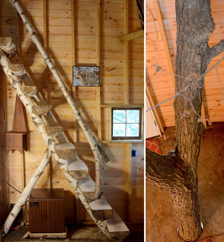 Grandfather Builds Epic 3-Story, Treehouse For His Grandkids3