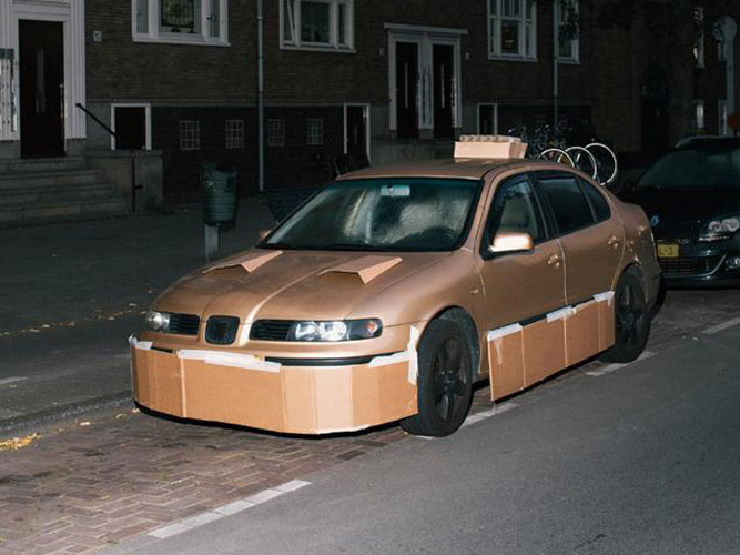 Someone's Going Round Pimping Strangers' Rides With Cardboard7