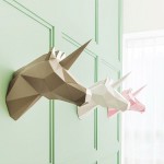 Amazing Animal Geometric Paper Home Decorations