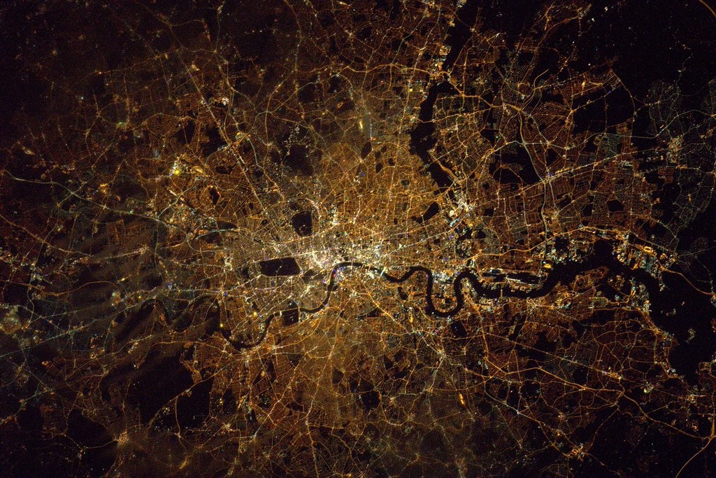 Amazing Photo Of London From Space