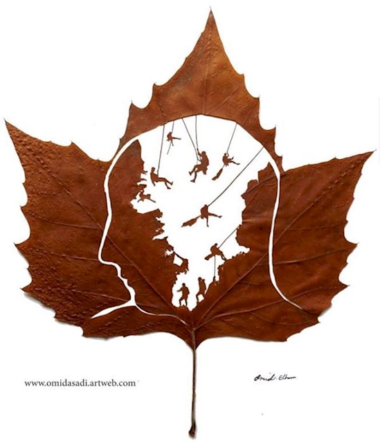 This Artist Uses Fallen Leaves To Create Incredible Art5