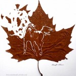 This Artist Uses Fallen Leaves To Create Incredible Art