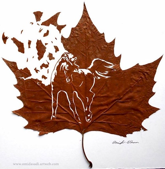 This Artist Uses Fallen Leaves To Create Incredible Art8
